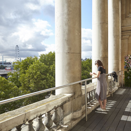 The Portico Rooms Balcony